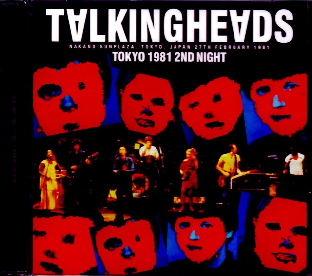 Talkingheads トーキングヘッズ/Tokyo,Japan 2.27.1981