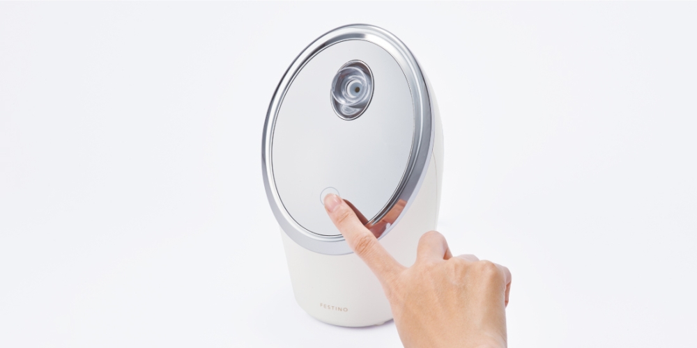 徹底検証】フェスティノ フェイシャルモイストナノスチーマー SMHB-015