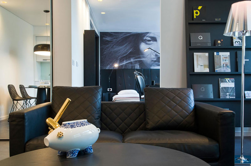 ブティック ダブルシーター ブラックレザー Toes BLK｜moooi Japan