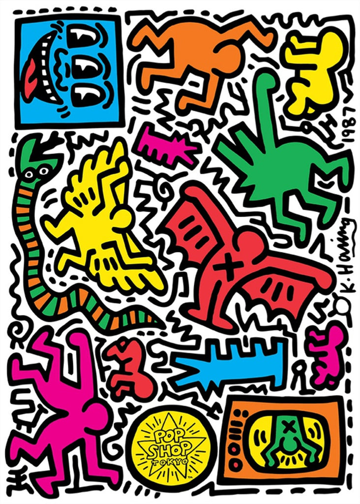 Keith Haring: Pop Shop Tokyo Sticker Pack – MOCA Store