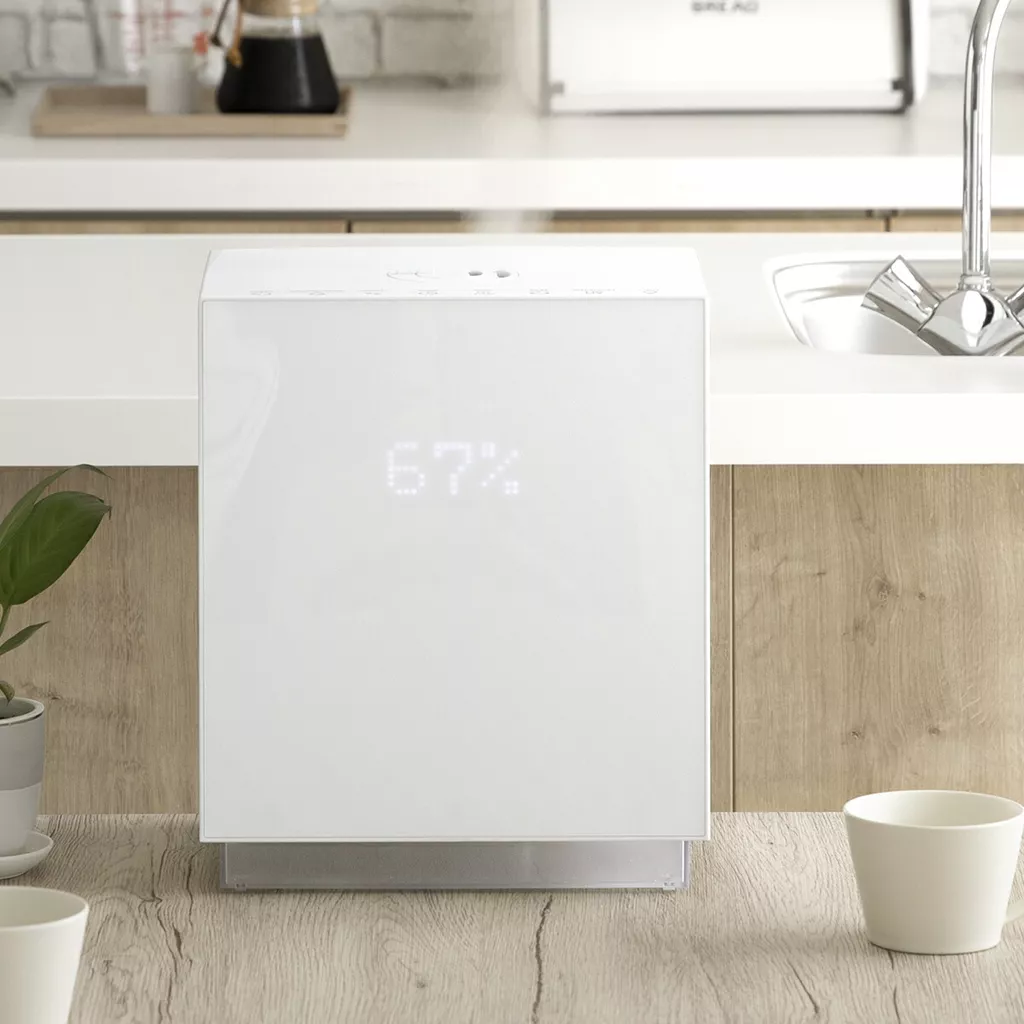 5.5L W除菌機能 ハイブリッド加湿器 UVライト+ヒーター除菌