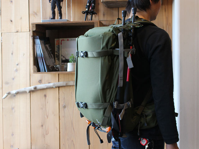 バックカントリー用バックパック PLUS ONE WORKS 「SHUMARI 35」 入荷