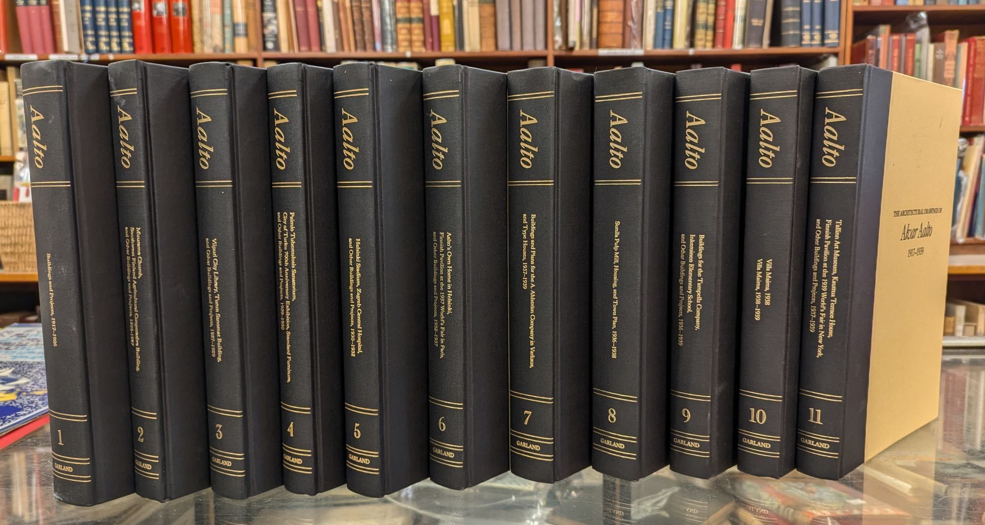 The Architectural Drawings of Alvar Aalto, 1917-1939, 11 vol