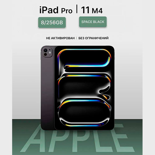 APPLE iPad Pro 11-inch 256GB (M4) Wi-Fi Space Black | MK03291