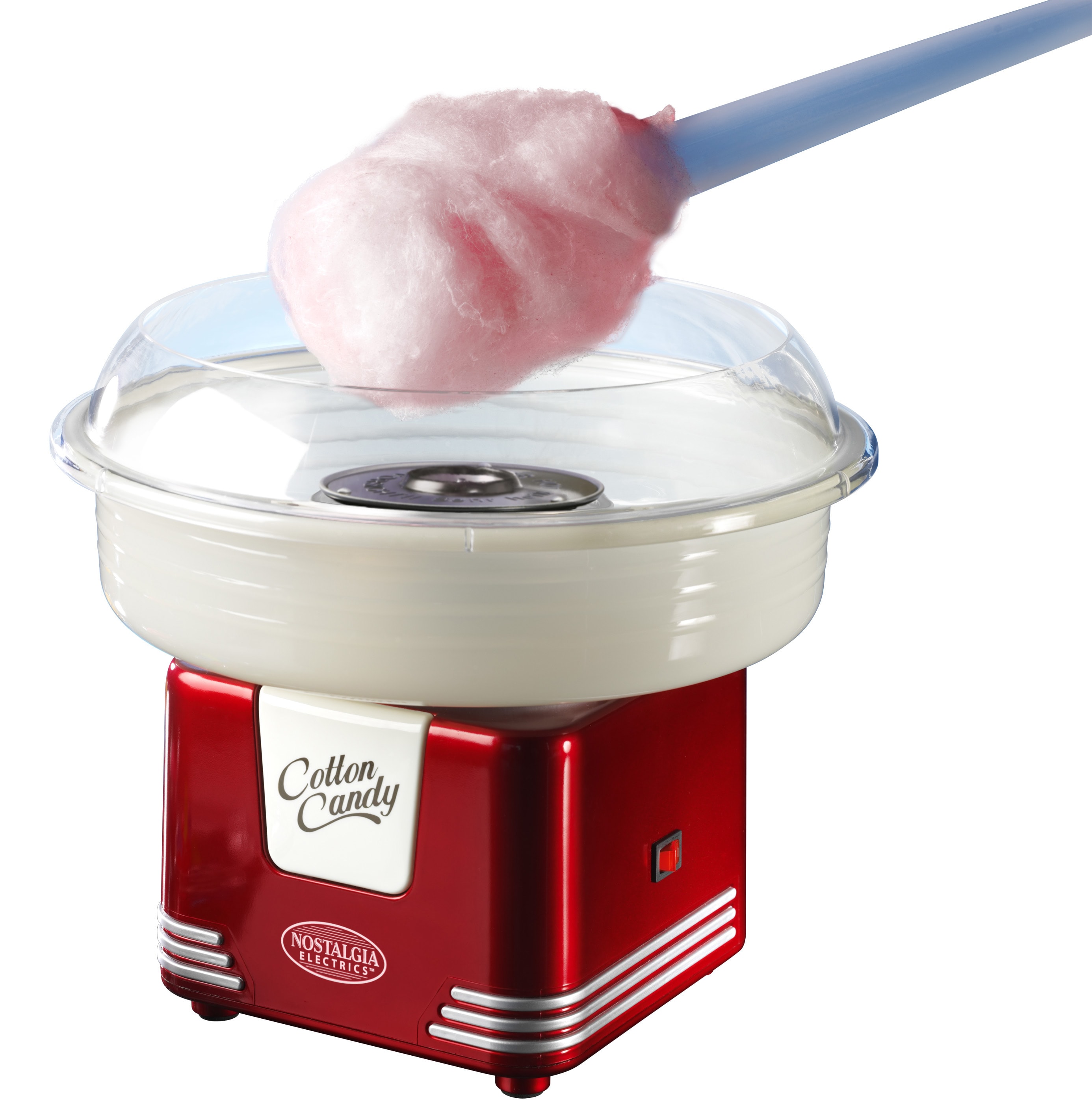 Nostalgia Red Countertop Cotton Candy Machine (450-Watt) at Lowes.com