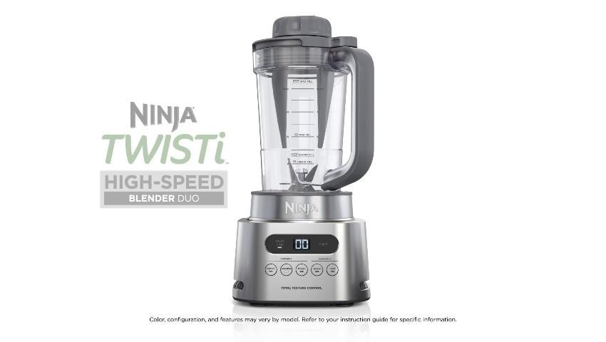 Ninja Twisti Duo 40-oz 5-Speed Countertop Blender (Platnium) SS151