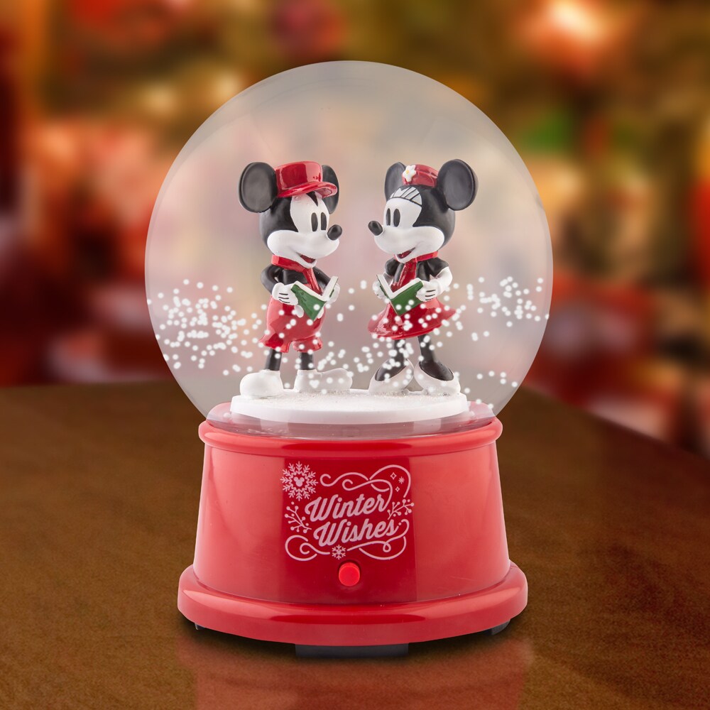 Disney 6.3-in Musical Snowflake Snow Globe Snow Globe in the