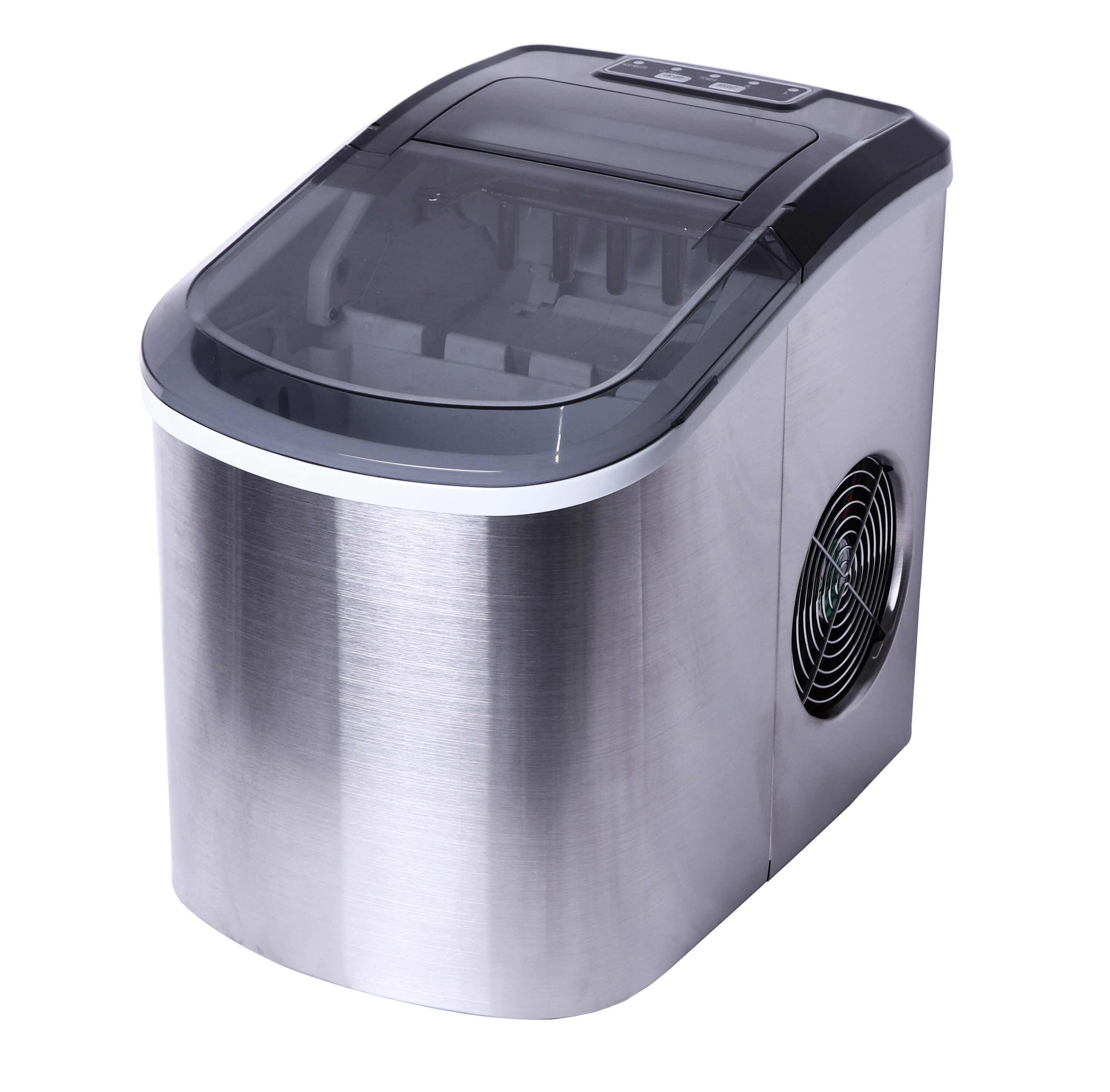 26-lb Countertop or Portable Bullet Ice Maker (Stainless Steel