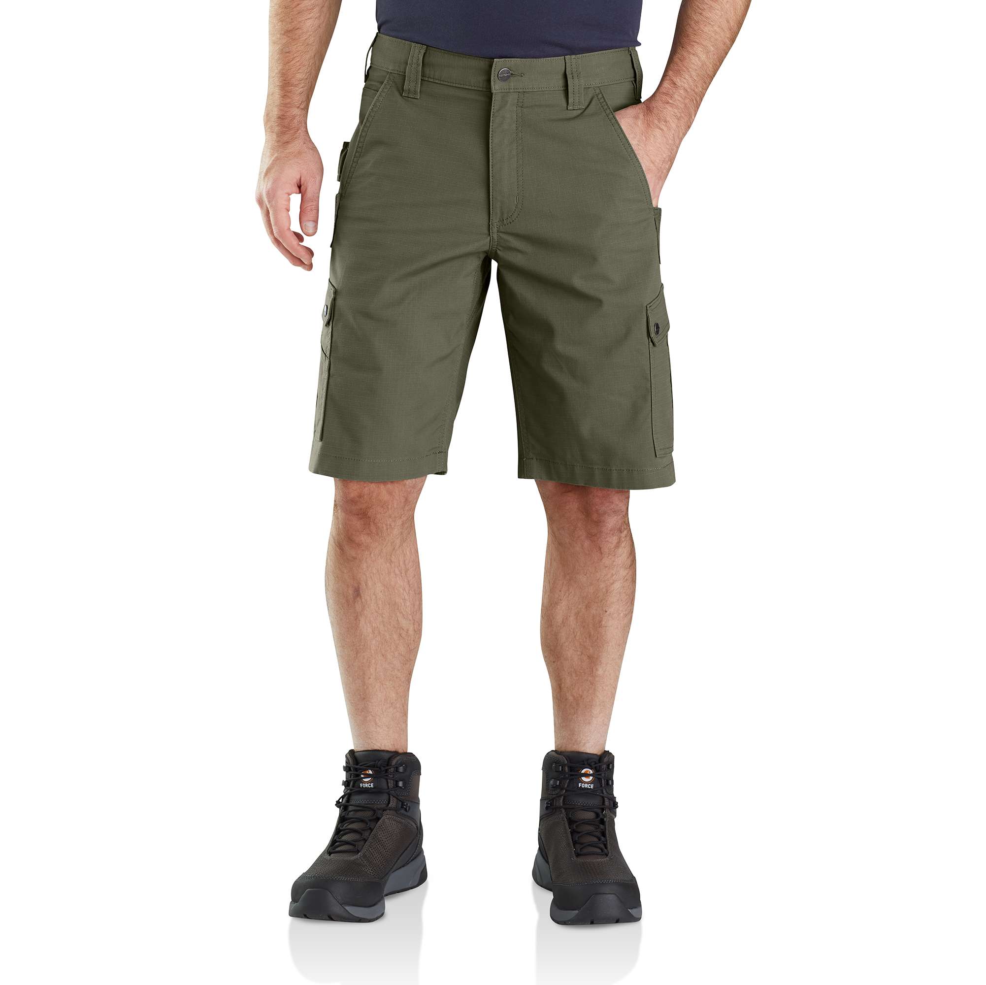 Carhartt Men's Basil Canvas Carpenter Shorts (30) 104727-G72W30 at