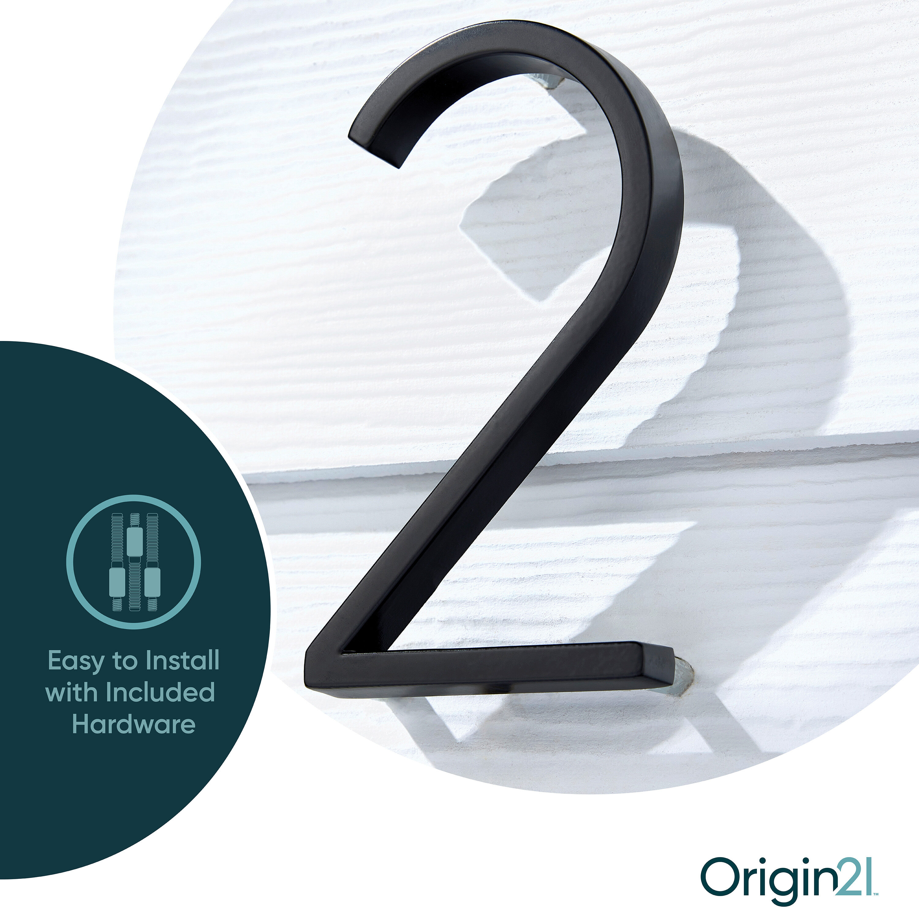 Origin 21 Axel Park 5-in Black Number 2 847602 at Lowes.com