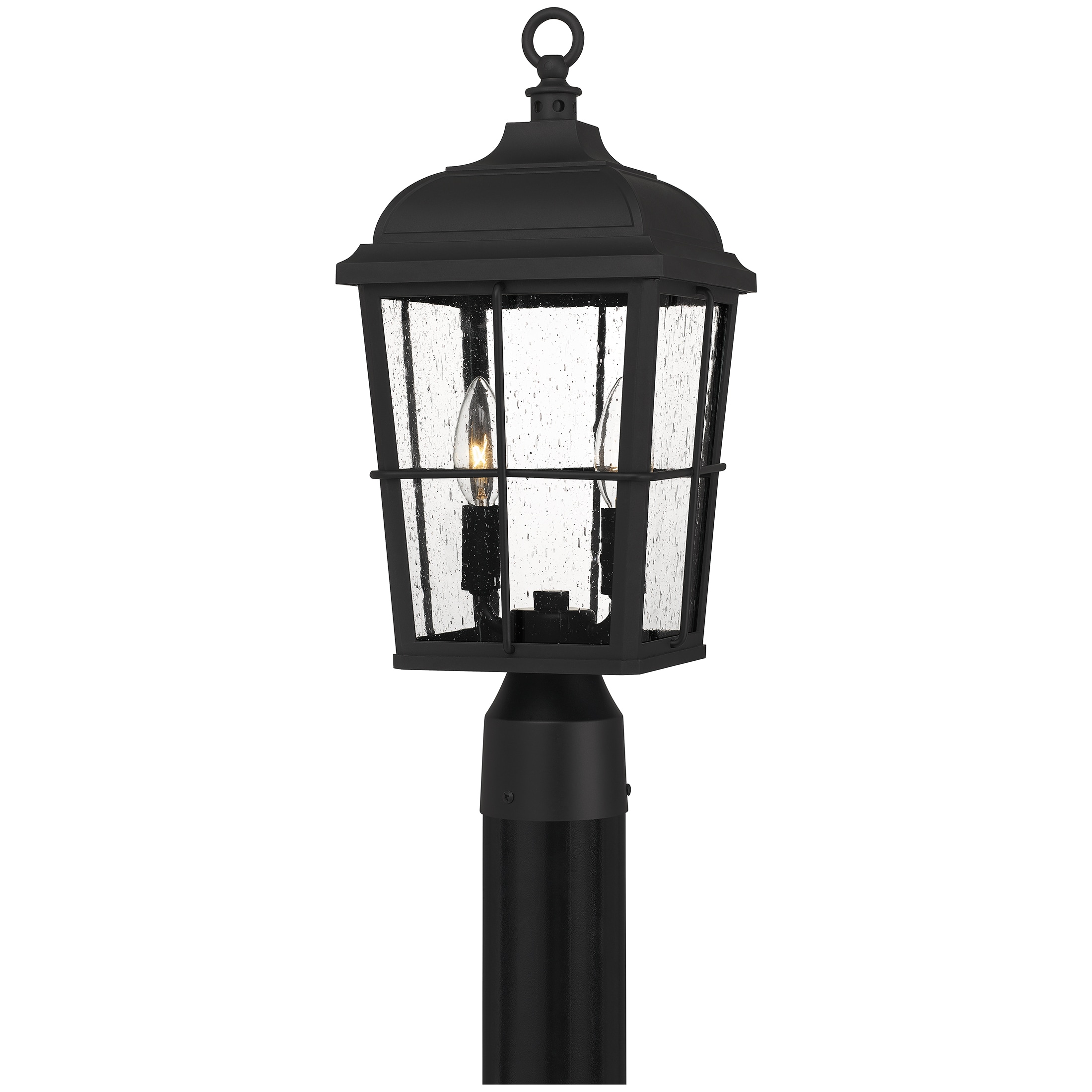 Quoizel Knox 15.5-in Matte Black French Country/Cottage Outdoor