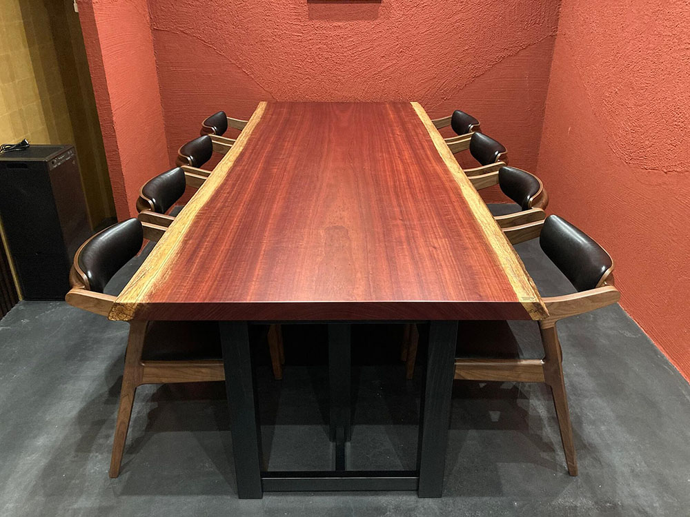 ダイニングテーブルxトチxパープルハートxブビンガ【大阪府 某飲食店様