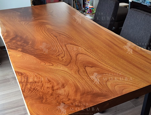 欅 ケヤキ けやき 無垢 ダイニングテーブル テーブル NO35 欅（ケヤキ