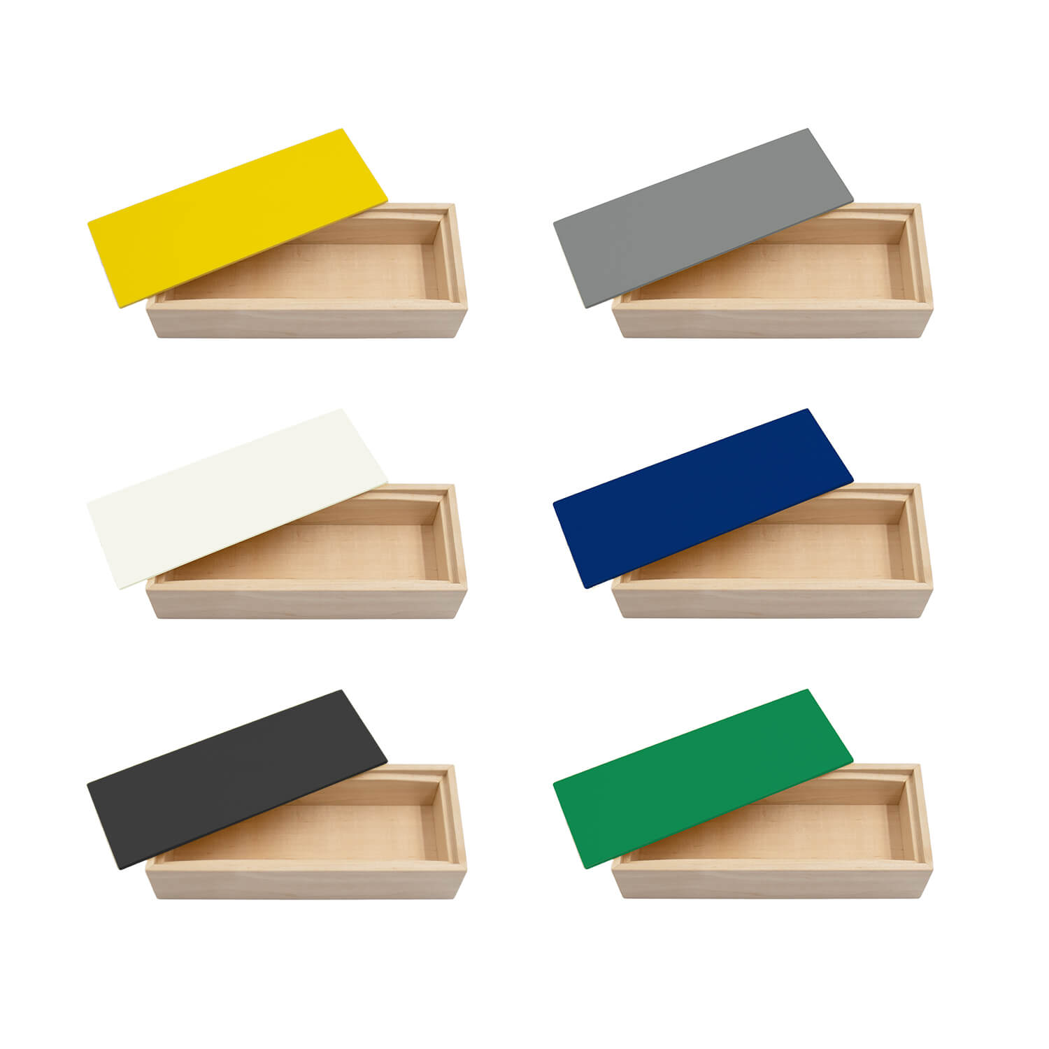 PSBox Mサイズ カラフルな小物入れ 収納ボックス 収納BOX 筆箱｜木の