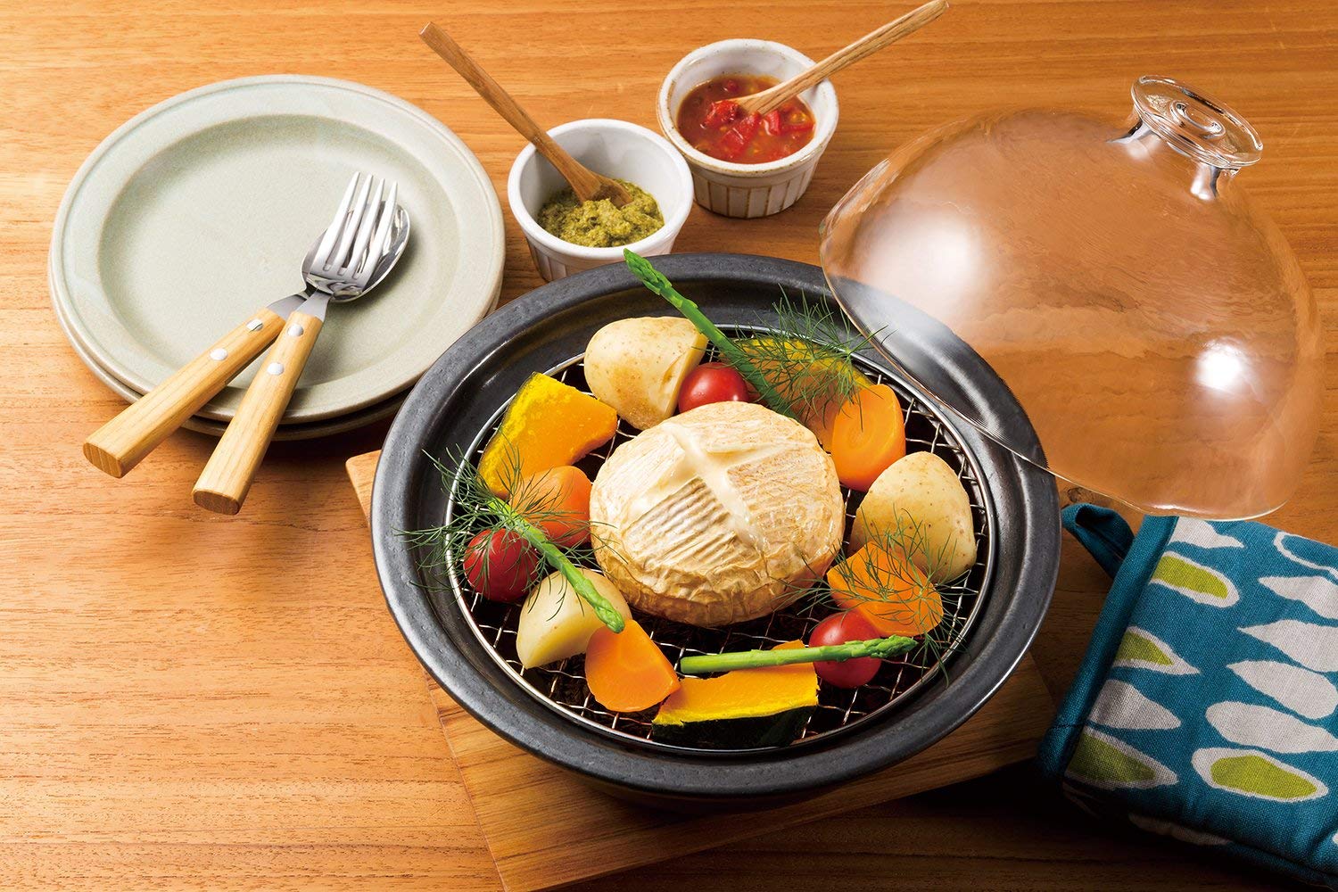 燻製ができる萬古焼（ばんこやき）の土鍋 – ADERIA（アデリア）グラス