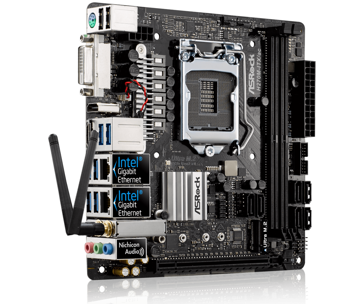 Asrock H270M-ITX/ac - Motherboard Specifications On MotherboardDB
