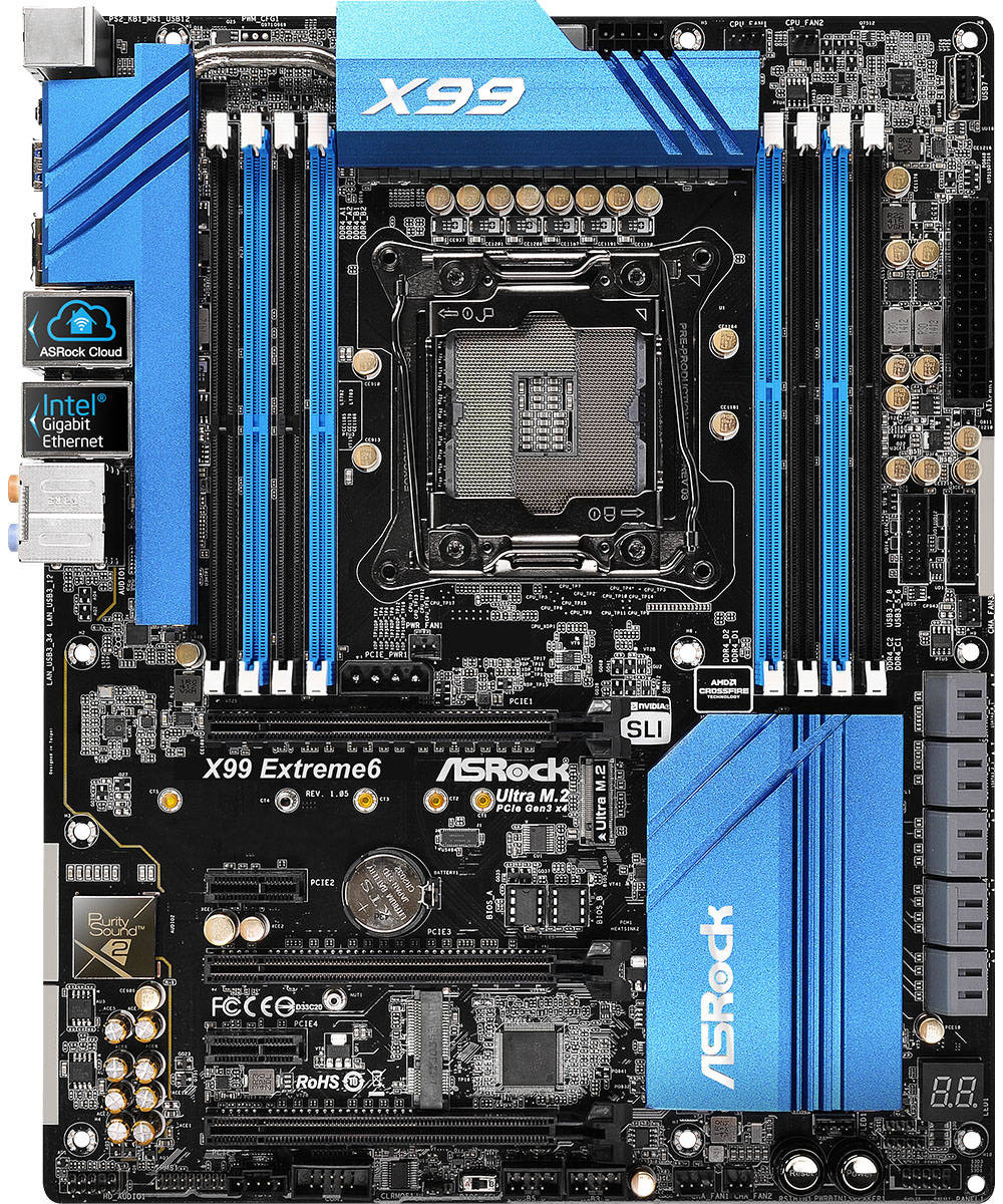 Asrock X99 Extreme6 - Motherboard Specifications On MotherboardDB