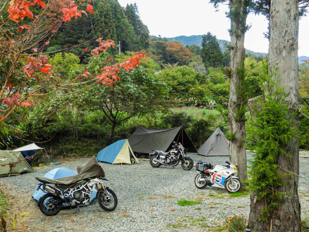 落ち着きをみせるキャンプブームの中バイク×ソロキャンプ：キャンプ