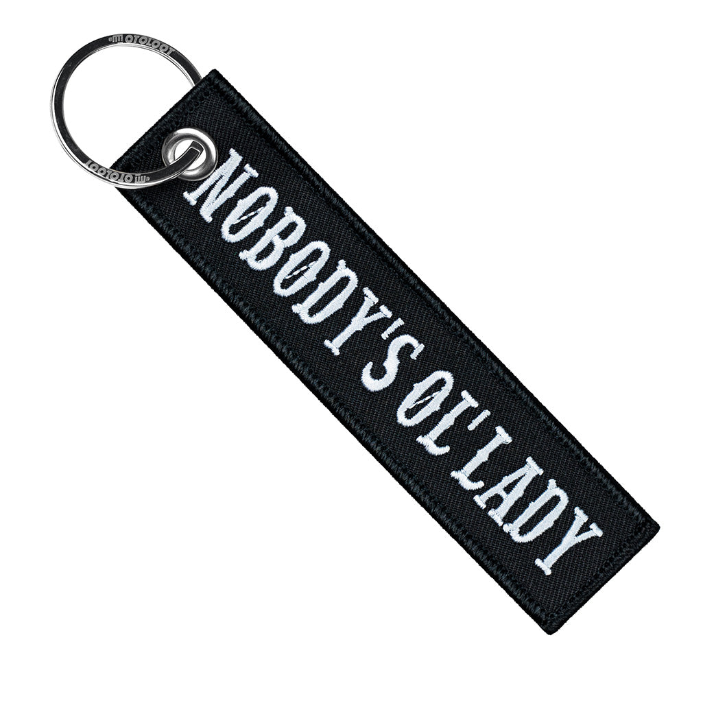 Nobody'S Ol' Lady - Motorcycle Keychain - Moto Loot