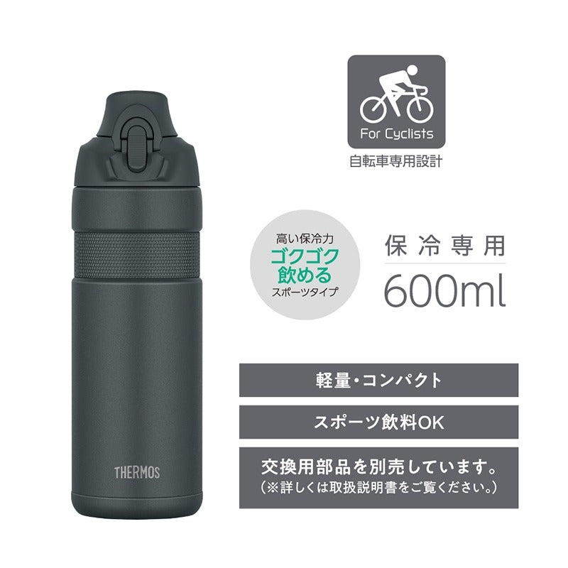 THERMOS 真空断熱スポーツボトル FJP-601 (DGY) – BICYCLE STUDIO MOVEMENT