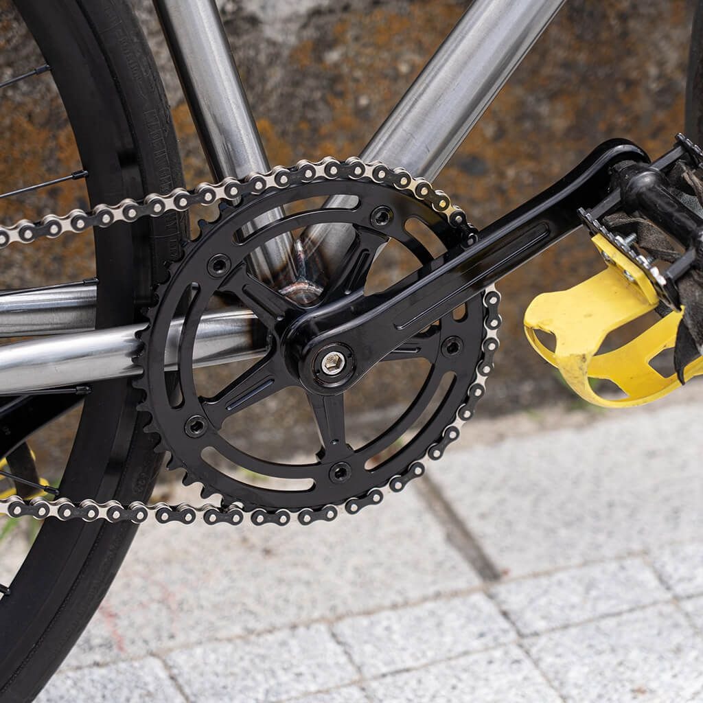 BLU ELUG RMC TRACK CRANK SET (ALL BLACK) – BICYCLE STUDIO MOVEMENT