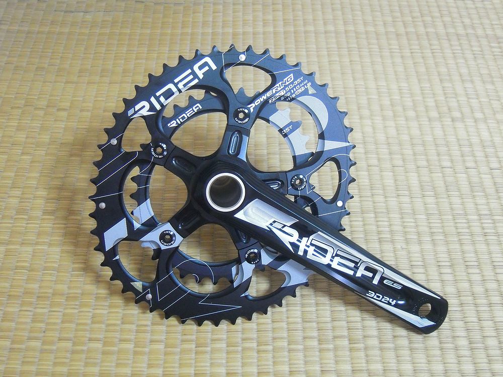 RIDEA・3Dクランク＆非真円（楕円）チェーンリング: 盛豚の日記