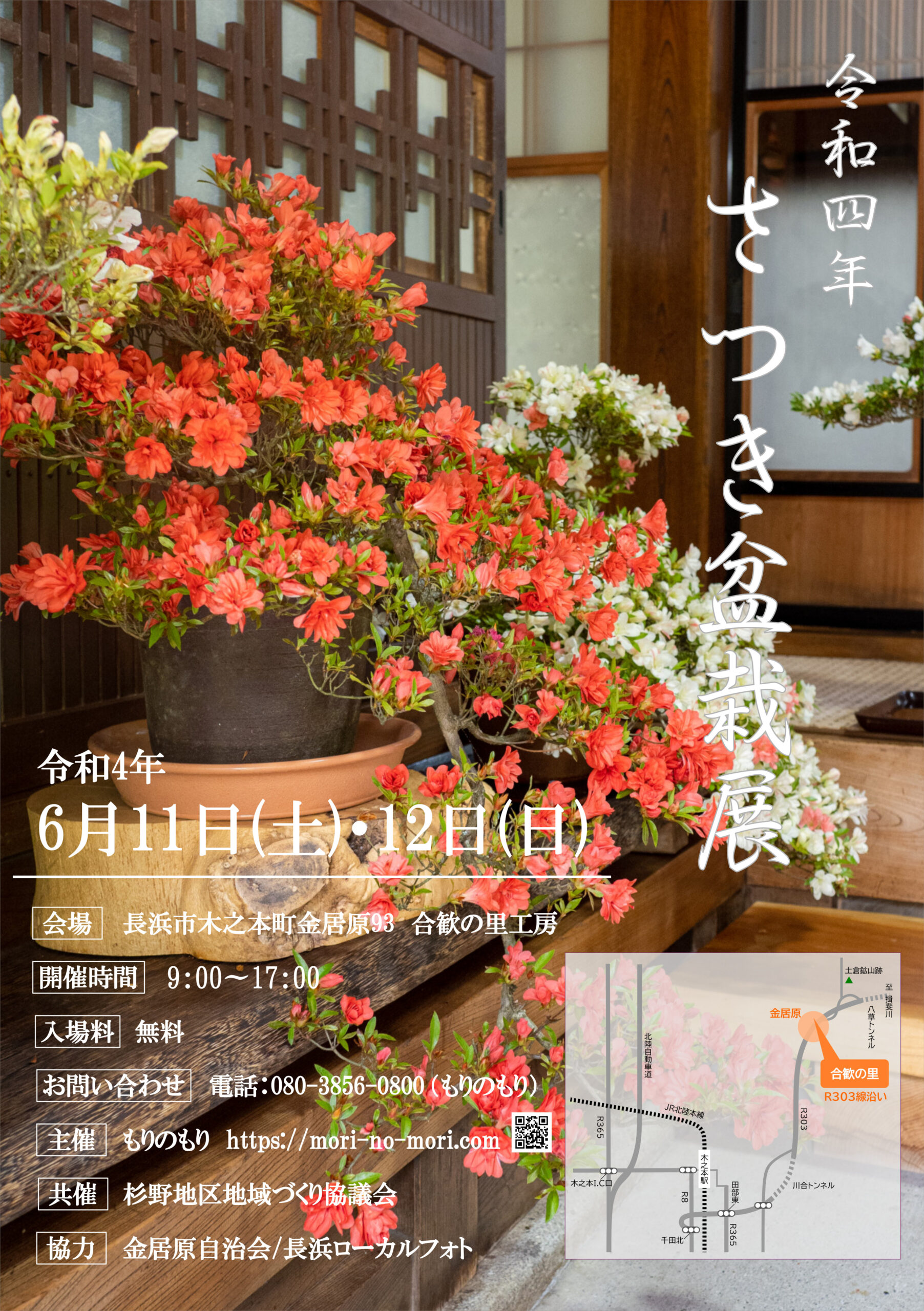 金居原さつき盆栽展」を3年ぶりに開催します！ – もりのもり
