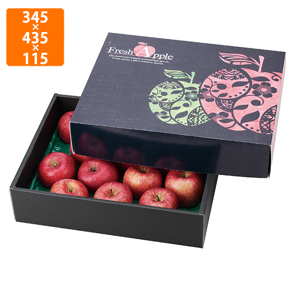 化粧箱】L-2225 アダムとりんご 345×435×115mm (30枚入) | 包装資材