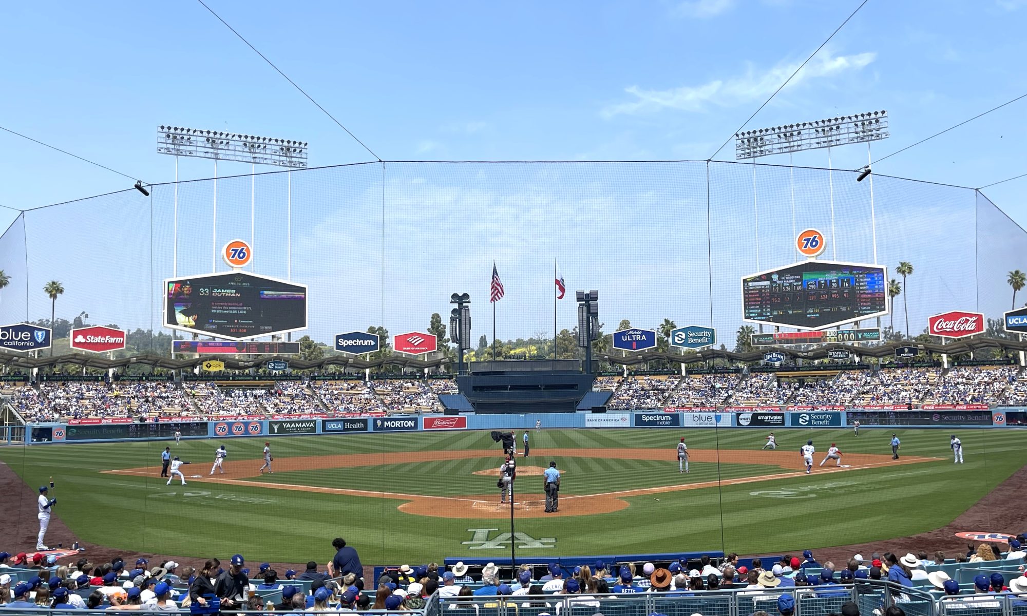 ドジャー・スタジアム フィールド - ドジャース観戦ガイド