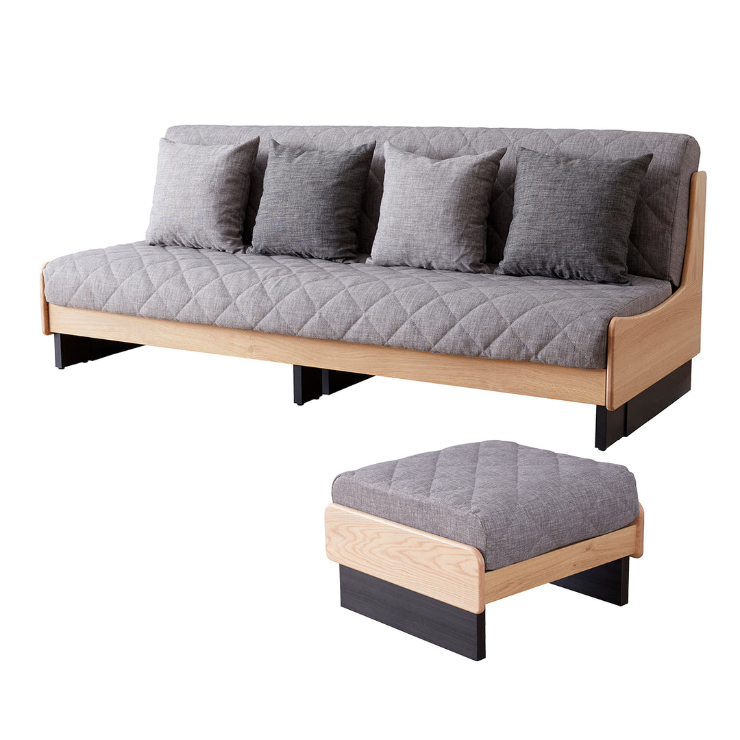 贅沢なカウチソファ ソファベッド 大川家具 モーブル ｜ Dorothy2