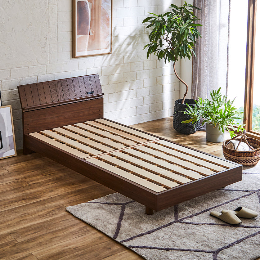 大川家具｜ベッドフレーム Truck/トラック すのこベッド 無垢｜ベッド