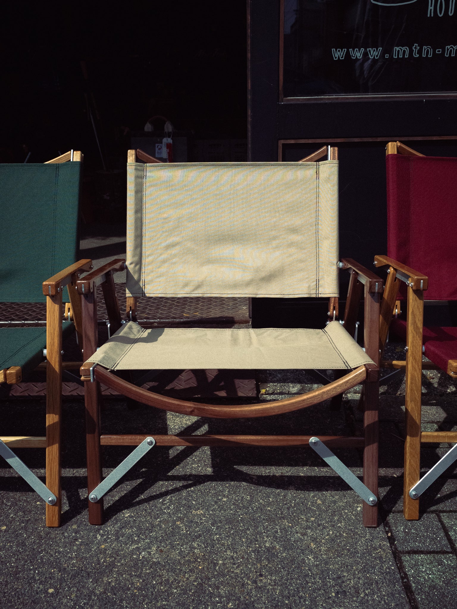 カーミットチェアプラス ウォールナット garakuda キャメル カーミット