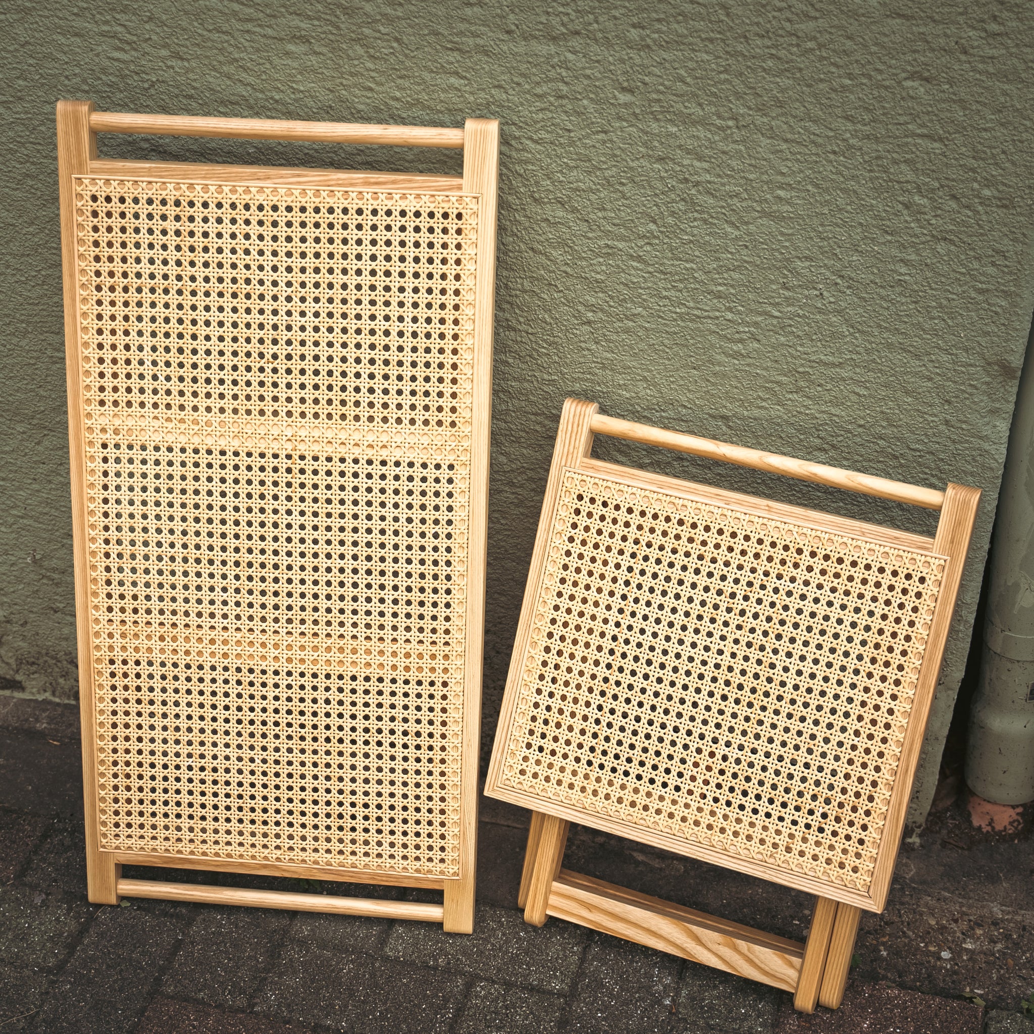 MOUNTAIN RESEARCH Rattan Table,Stool – mountain mountain factory