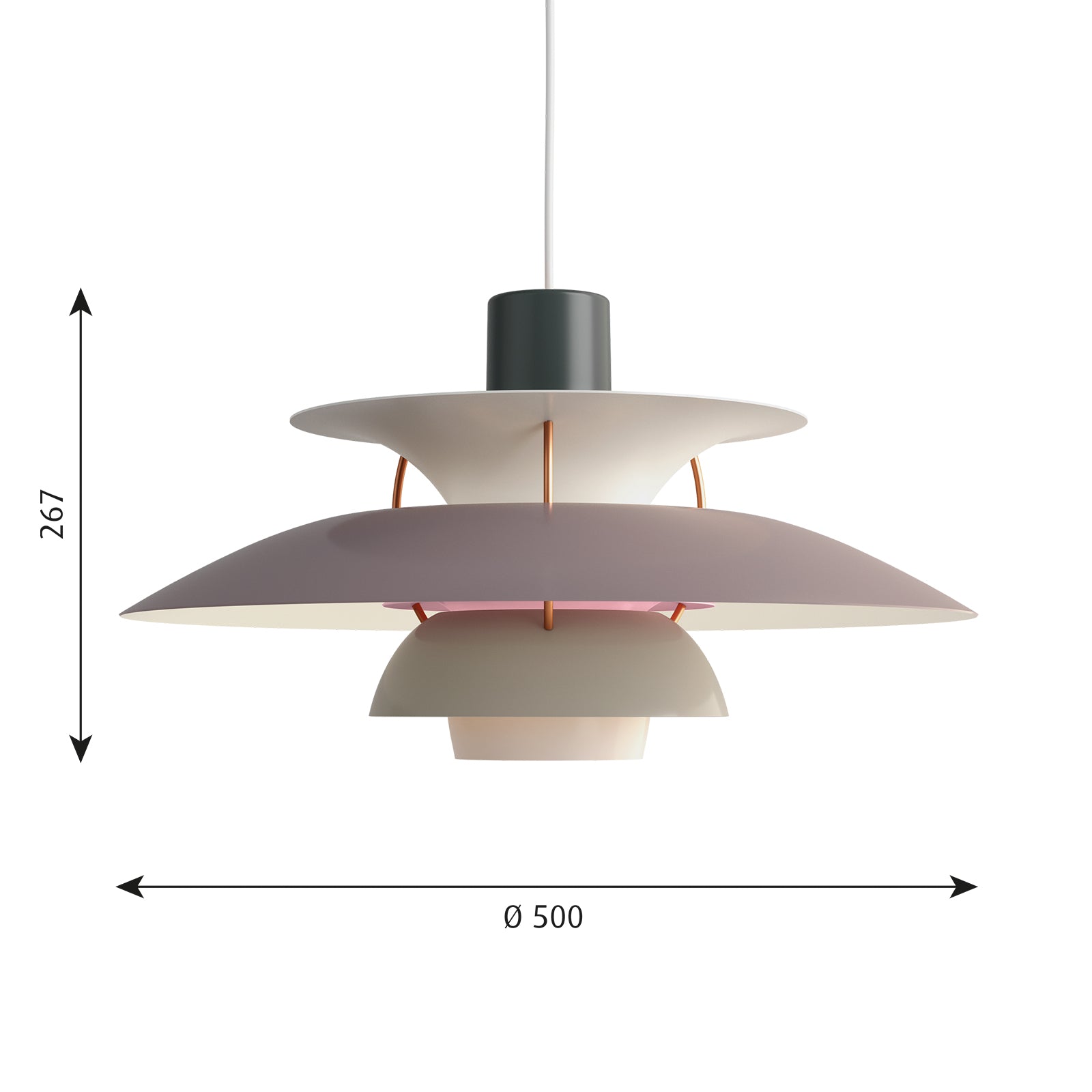 Louis Poulsen PH 5 (グレーグラデーション)【お取り寄せ商品
