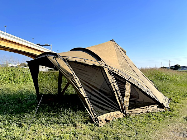 ゼインアーツ ロロ 設営レビュー。美しいデザインで居住性良くオススメ