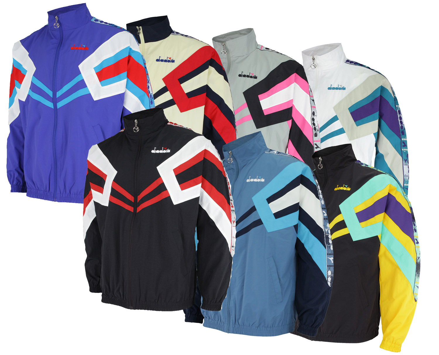 Diadora Men's MVB Wind Full Zip Track Jacket, Color Options | eBay