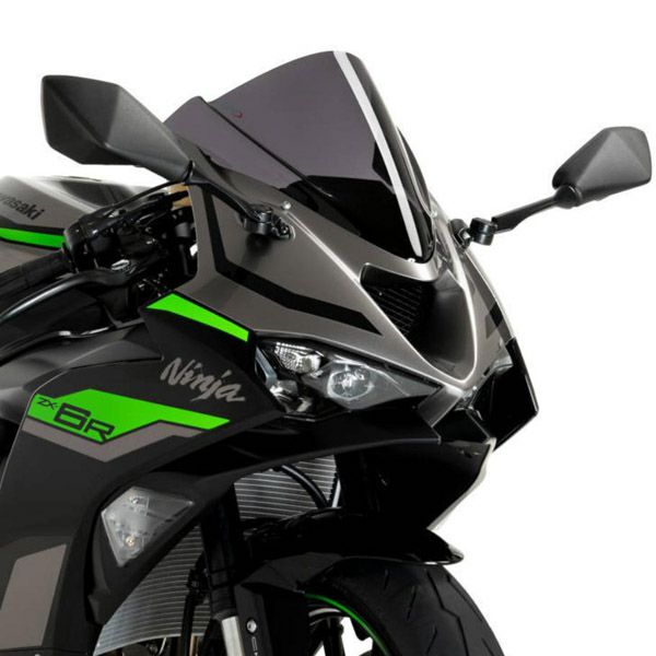 PUIG Rレーサースクリーン ダークスモーク KAWASAKI NINJA ZX-6R (2024)