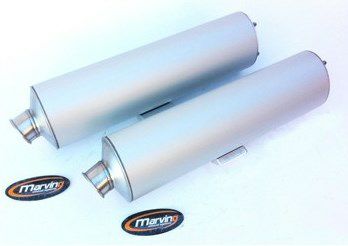 マービング(Marving) マフラー ビッグオーバル Superline アルミ EU