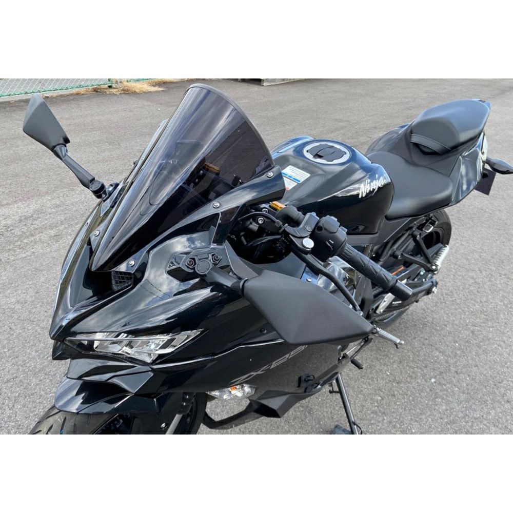 カワサキ ZX-25R スクリーン(スモーク) ACRY Point | バイクカスタム