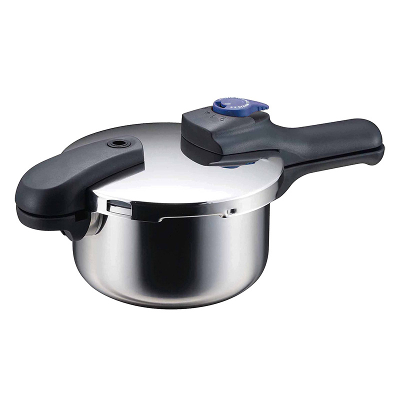 軽ーい ステンレス製 切替式 片手圧力鍋 3.5L ガス・IH対応