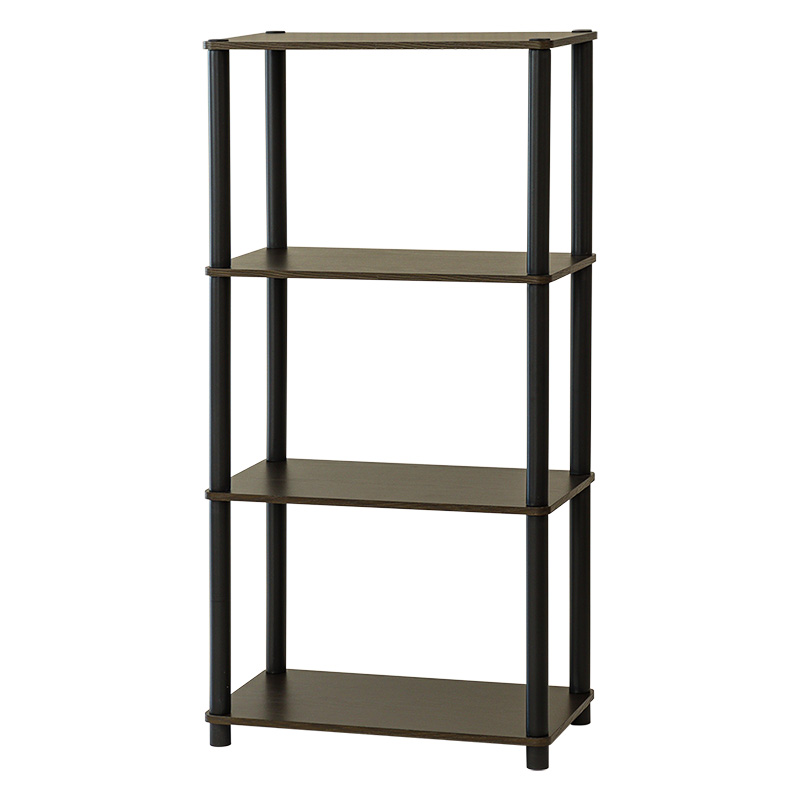 システムラック4段 ダークブラウン ｜ ミスターマックスオンラインストア