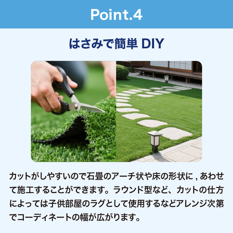 リアル人工芝 芝丈30mm 幅1m×長さ1m ｜ ミスターマックスオンラインストア