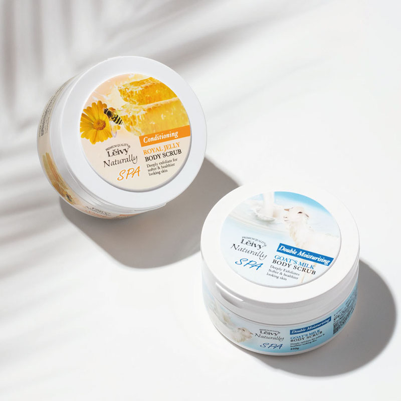 レイヴィー ボディスクラブ ゴートミルク 250g フローラル スウィート