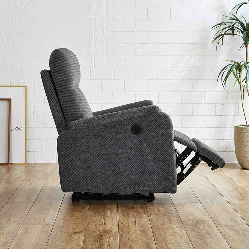 □1人掛け電動ソファ ファブリック リヒト 幅76×奥行90×高さ101cm