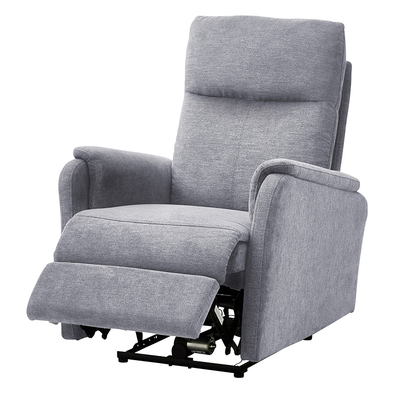 □1人掛け電動リクライニングソファ 幅76×奥行90×高さ101cm グレー