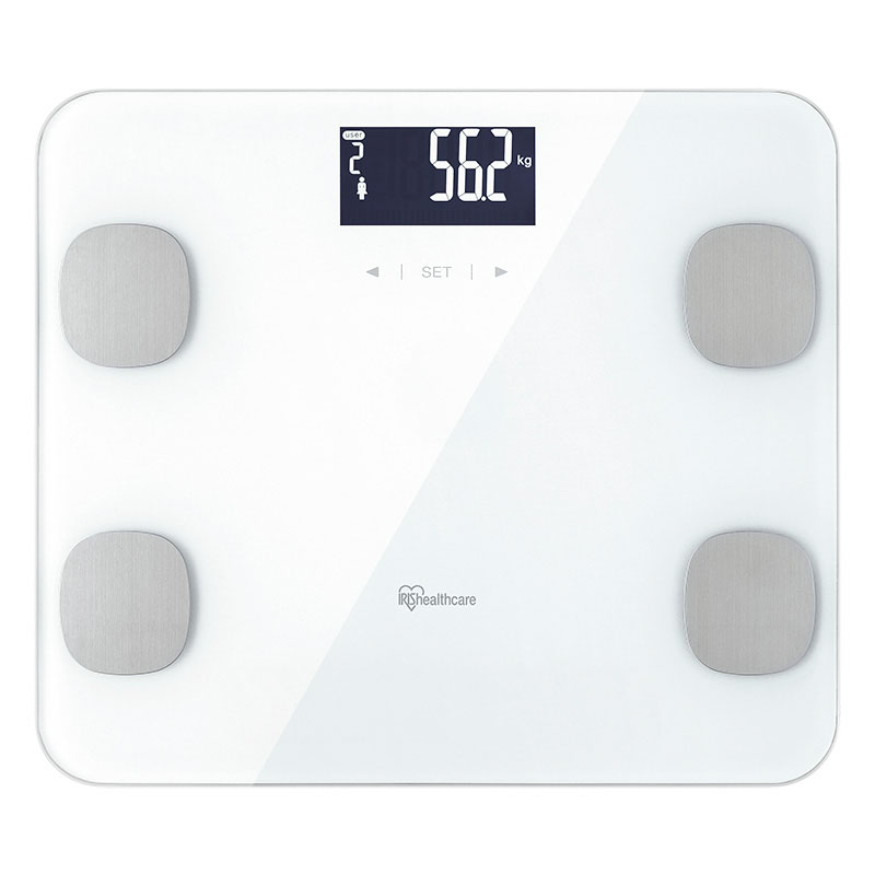 体重計 体組成計 薄型 IBCM-211-W ホワイト ｜ ミスターマックス