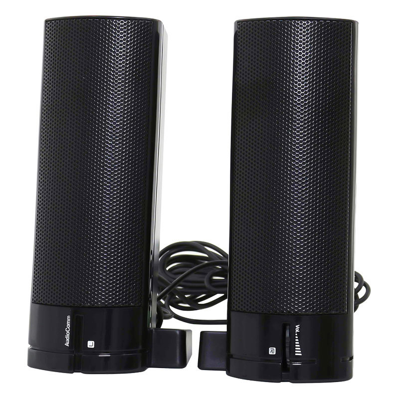 AudioCommUSB電源スピーカーブラックASP-U155Z ｜ ミスターマックス
