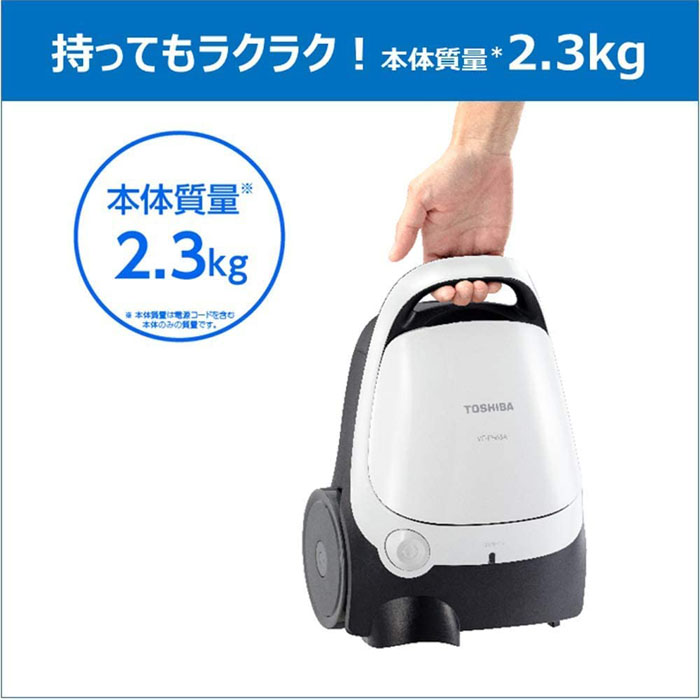 紙パック式クリーナー VC-PH65A-W ホワイト ｜ ミスターマックス