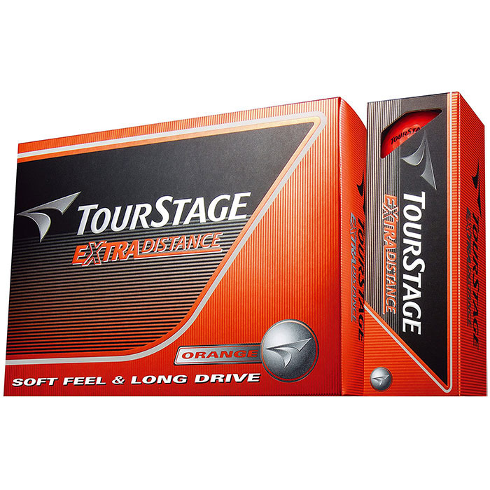 ツアーステージ エクストラディスタンス ゴルフボール12P オレンジ