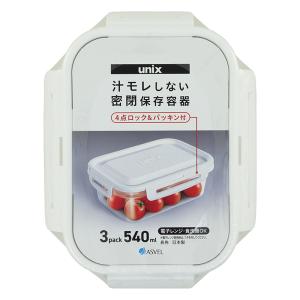 ユニックス タイトロック長角M 3個入 ホワイト ｜ ミスターマックス